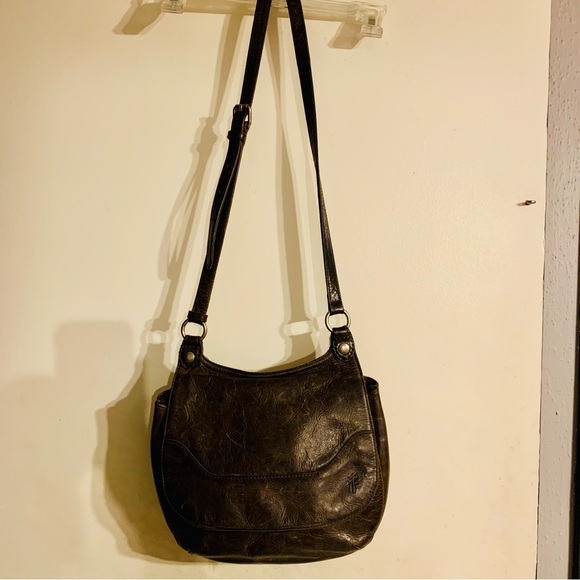 Frye Brown Leather crossbody saddle Women's Bag - Picture 2 of 16
